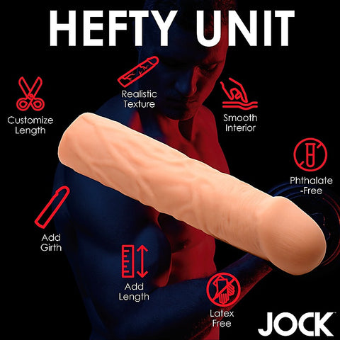JOCK Extra Long 3 Inch Penis Extension Sleeve by Curve Toys