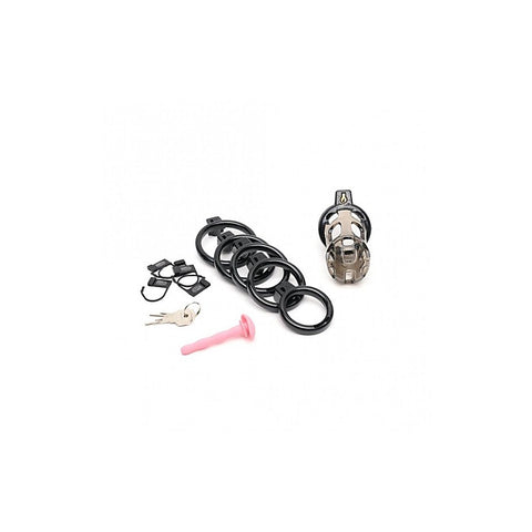 Gladiator Size 1 Soft Cock Cage with Plug by Sport Fucker