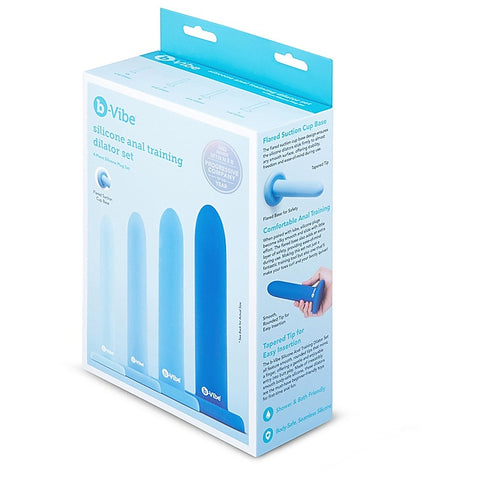 4 Piece Silicone Anal Training Dilator Set by B-Vibe