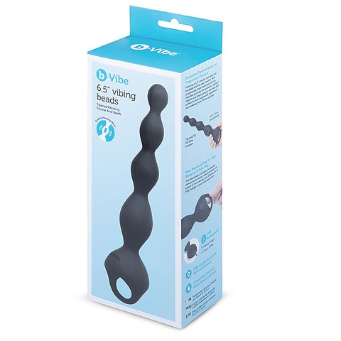 6.5 Inch Vibing Tapered Silicone Anal Beads by B-Vibe