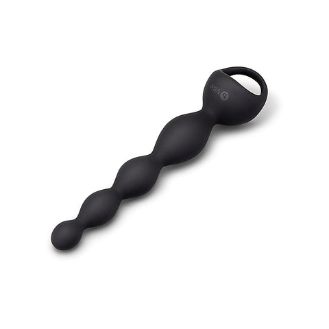 6.5 Inch Vibing Tapered Silicone Anal Beads by B-Vibe