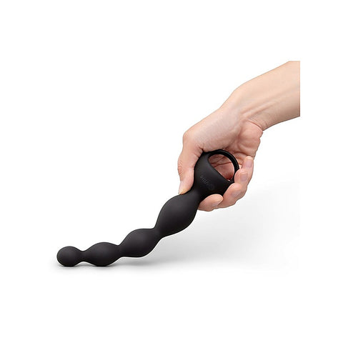 6.5 Inch Vibing Tapered Silicone Anal Beads by B-Vibe