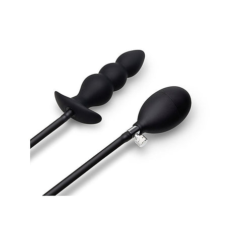 Beaded Silicone Inflatable Anal Plug by B-Vibe