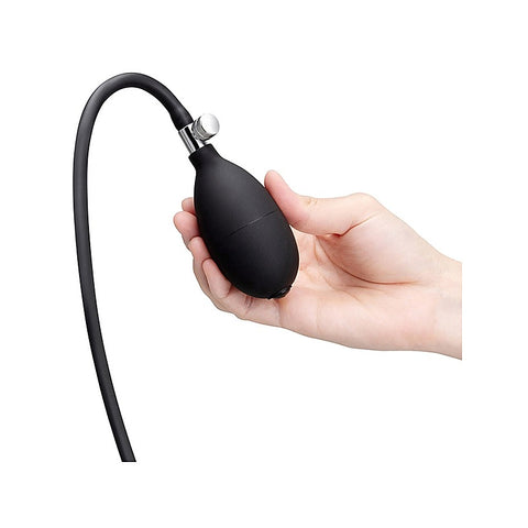 Beaded Silicone Inflatable Anal Plug by B-Vibe