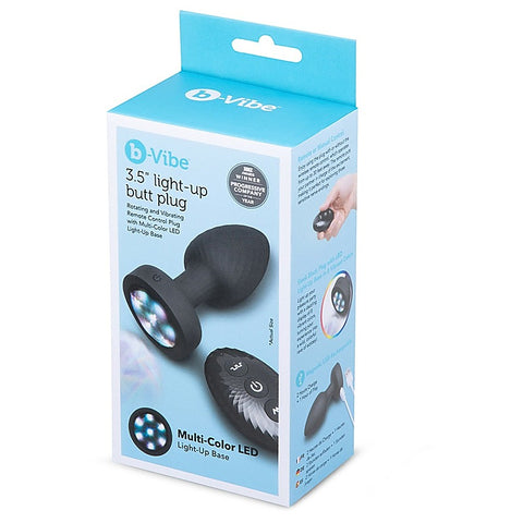 Light Up Remote Controlled Vibrating Butt Plug by B-Vibe