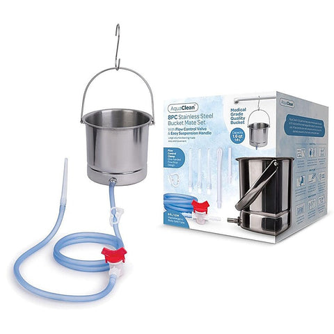 AquaClean 8PC Stainless Steel Bucket Mate Set by Xgen