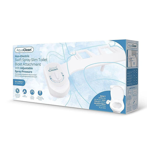 AquaClean Swift Spray Slim Toilet Bidet Attachment by Xgen