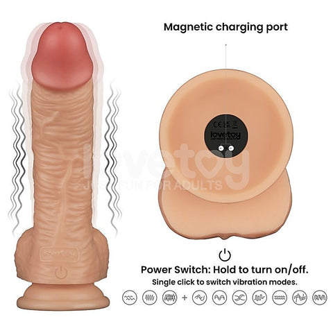 Power Basics Vibrating Dildo by Lovetoy