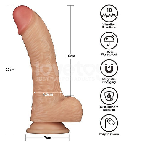Power Basics Vibrating Dildo by Lovetoy
