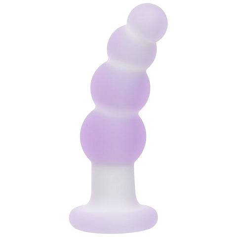 Lavender Haze Beaded Curved Anal Probe by California Exotics