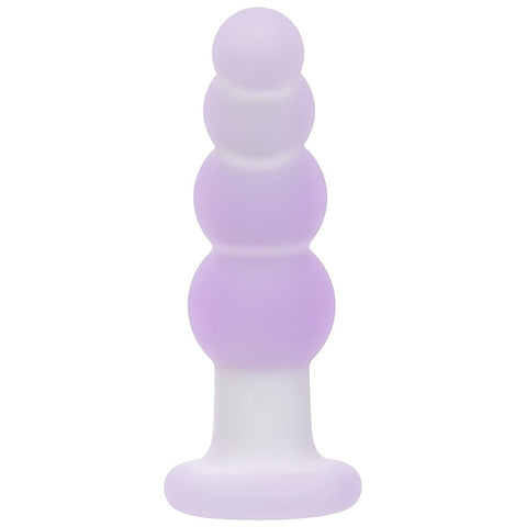 Lavender Haze Beaded Curved Anal Probe by California Exotics