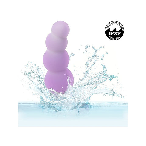 Lavender Haze Beaded Curved Anal Probe by California Exotics