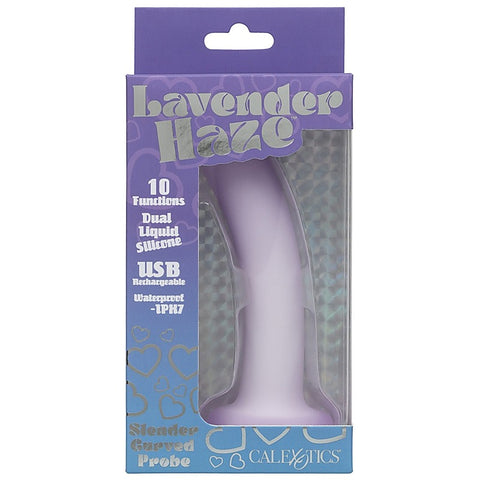 Lavender Haze Slender Curved Anal Probe