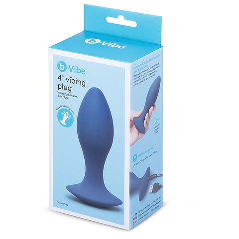 4 Inch Vibing Silicone Prostate Plug by B-Vibe