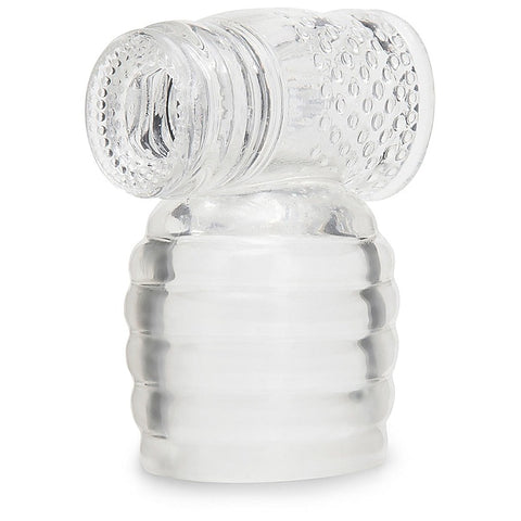 Clear Male Masturbator Wand Attachment by Le Wand