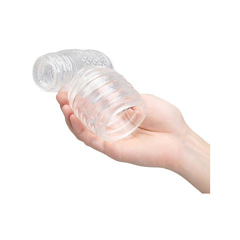 Clear Male Masturbator Wand Attachment by Le Wand