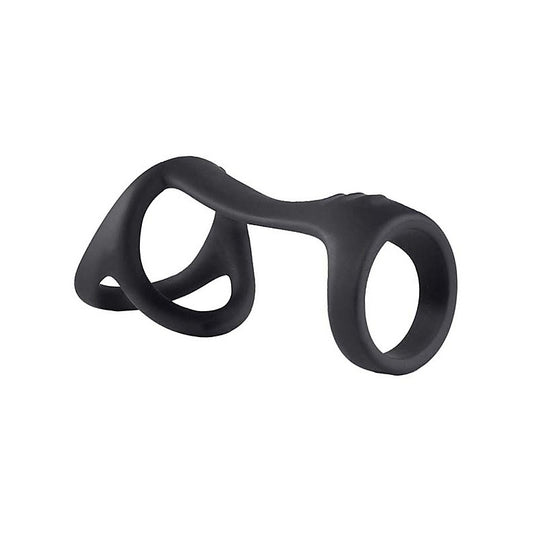 Magic Ridged Cock Strap and Ball Stretcher by Nasstoys