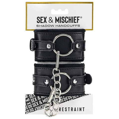 Sex and Mischief Shadow BDSM Handcuffs by Sportsheets