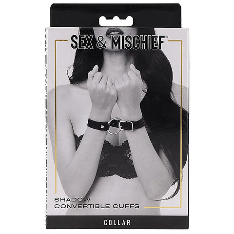 Sex and Mischief Shadow Convertible BDSM Cuffs