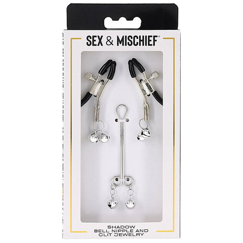 Shadow Bell Nipple and Clit Jewelry by Sportsheets