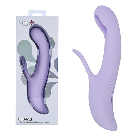 CHARLI USB Rechargeable Flapping & Tapping Rabbit Vibe