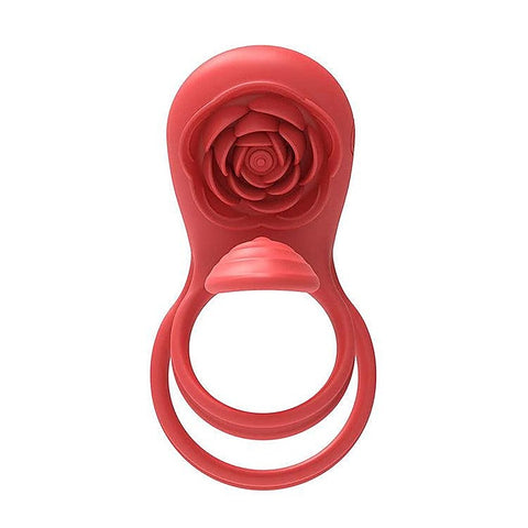 Vibrating Rose Girth Enhancer by Adam & Eve
