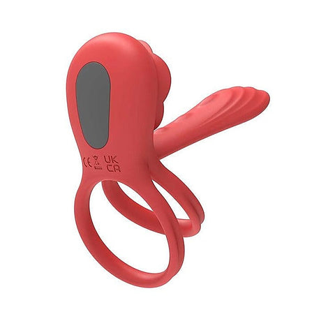 Vibrating Rose Girth Enhancer by Adam & Eve