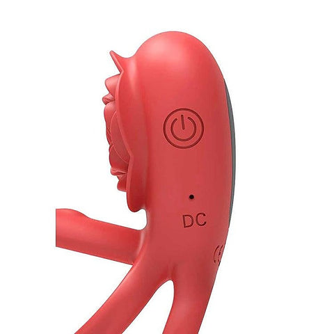 Vibrating Rose Girth Enhancer by Adam & Eve