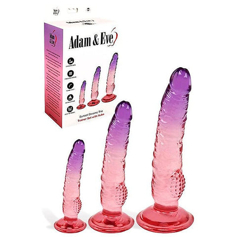 SUNSET DREAMS TRIO Dildos Set by Adam & Eve
