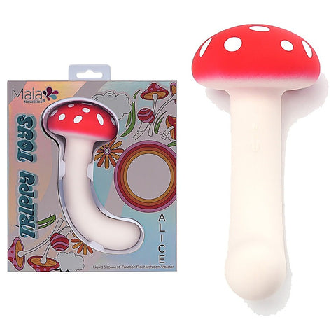ALICE USB Rechargeable Dual Vibrating Mushroom Vibe