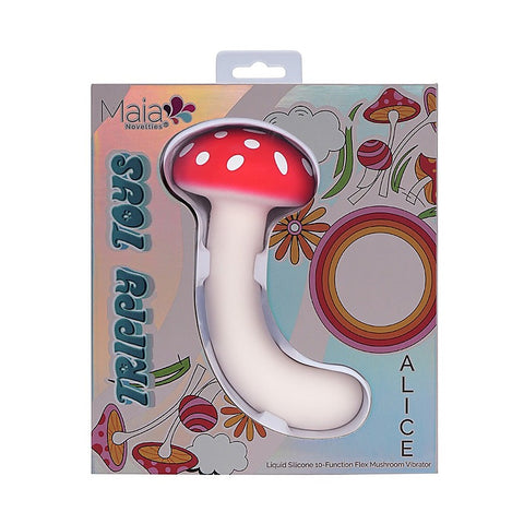 ALICE USB Rechargeable Dual Vibrating Mushroom Vibe