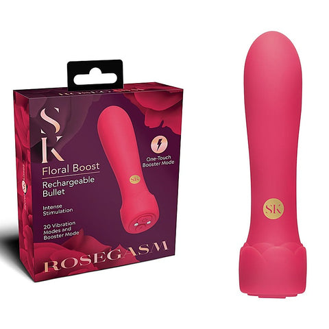 Secret Kisses ROSEGASM Floral Boost Bullet by Xgen Products