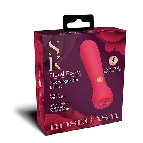 Secret Kisses ROSEGASM Floral Boost Bullet by Xgen Products