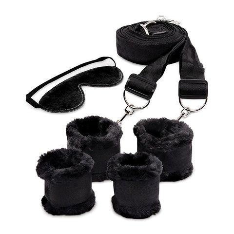 WhipSmart Fuzzy Bedroom Bondage Restraint Set