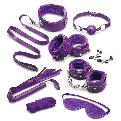 WhipSmart Fuzzy Everything You Need 12 Piece Bondage Kit