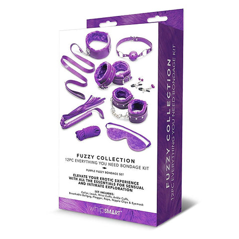 WhipSmart Fuzzy Everything You Need 12 Piece Bondage Kit