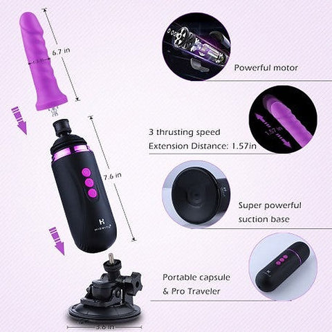 Capsule Rechargeable Portable Sex Machine by Hismith