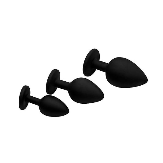 Dirty Words 3 Piece Anal Plug Set by XR Brands