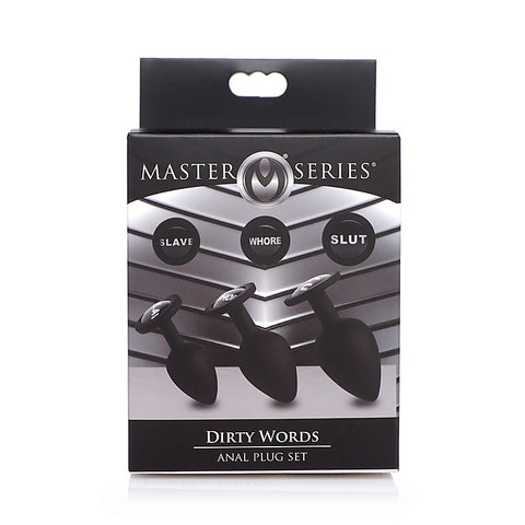 Dirty Words Anal Plug Set by XR Brands