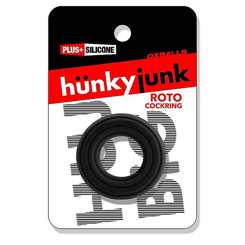 Roto Grooved Gripper Ribbed Cockring by Hunkyjunk