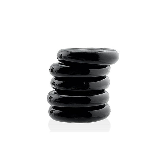 Jacker Stack 5 Piece Strong Cock Ring Set by Hunkyjunk
