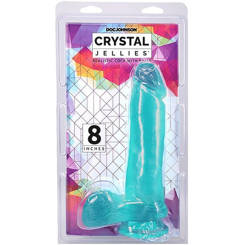 7" Realistic Cock with Balls by Doc Johnson