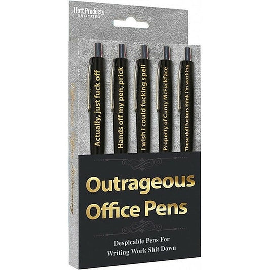 Outrageous Novelty Office Pens by Hott Products