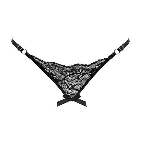 Womens Sexy Crotchless Panties One Size by Love In Leather