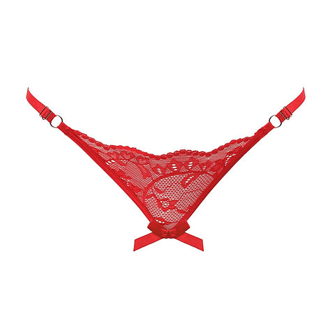 Womens Sexy Crotchless Panties One Size by Love In Leather
