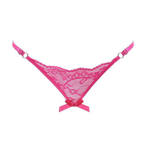 Womens Sexy Crotchless Panties One Size by Love In Leather