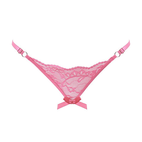 Womens Sexy Crotchless Panties One Size by Love In Leather