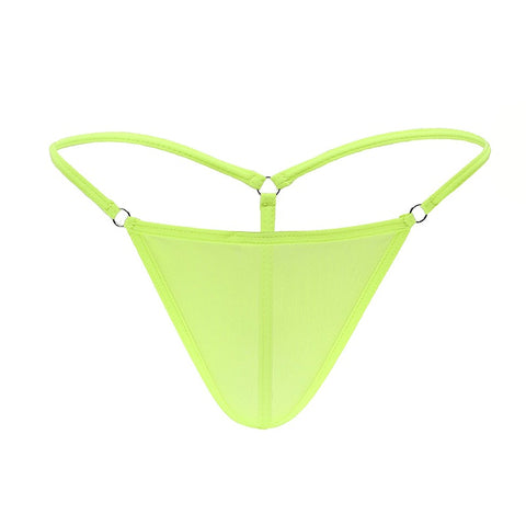 Womens Mesh Micro Sexy G-String Panty Fluro