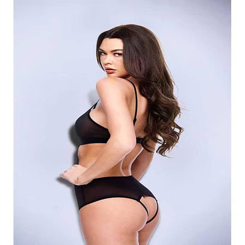 Sexy Crotchless Mesh Womens Teddy by Baci Lingerie