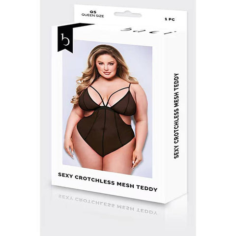 Sexy Crotchless Mesh Womens Teddy by Baci Lingerie